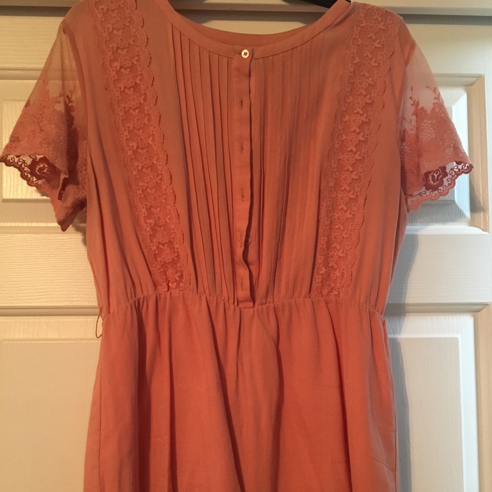 Pink Lace Asos Romper